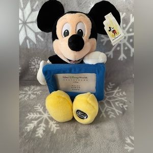 Mickey Mouse plush with Disney photo frame